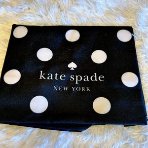 NEW. kate spade polka dot canvas tote